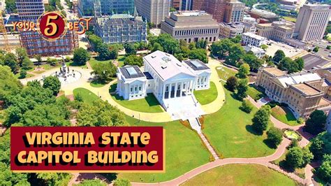 Virginia General Assembly Richmond Virginia Capitol Building Drone