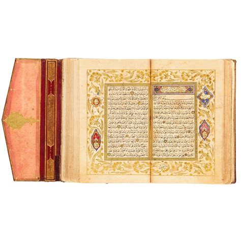 An Illuminated Quran Copied By Hafiz Mehmed Al Farid Student Of Haji