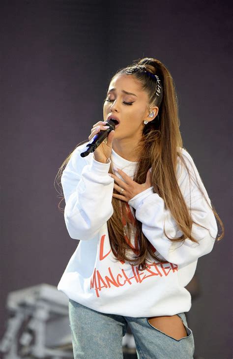 Ariana Grande One Love Manchester Benefit Concert At Old Trafford In