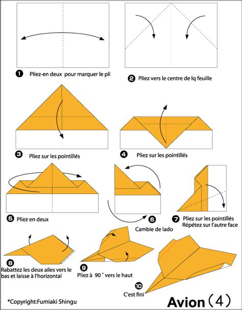 avion en papier | Origami paper plane, Origami plane, Make a paper airplane