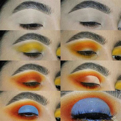 Pinterest Iiiannaiii 🌹💦 Eye Makeup Steps Eye Makeup Colorful Eyeshadow