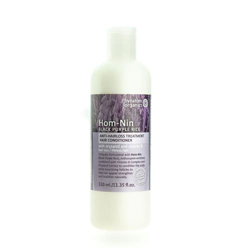 A shampoo with 0.5% panthenol was diluted 1:10 with water and applied to the hair. HOM-NIN BLACK PURPLE RICE ANTI-HAIR LOSS TREATMENT HAIR ...