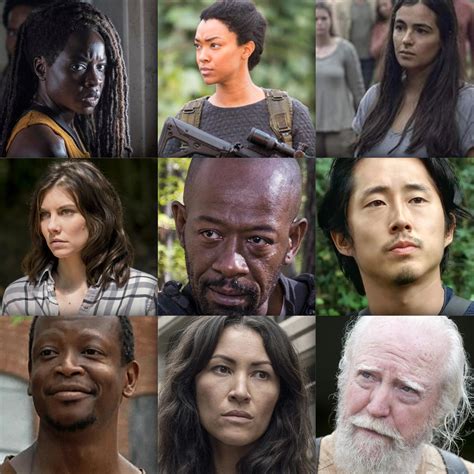 nine of my favorite walking dead characters of all time, what are some