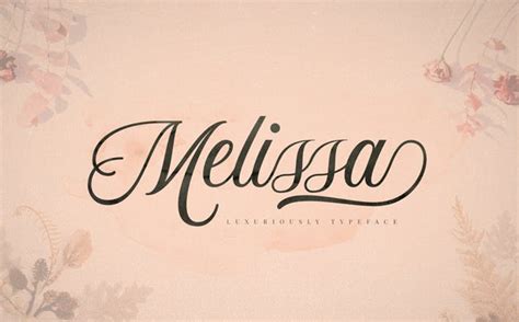 Melissa Script Font Free Download Fonts Monster