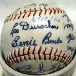 Lot Detail 1972 Chicago Cubs Facsimile Signed Baseball