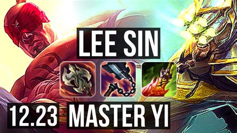 LEE SIN Vs MASTER YI JNG 17 2 11 900 Games Legendary EUW