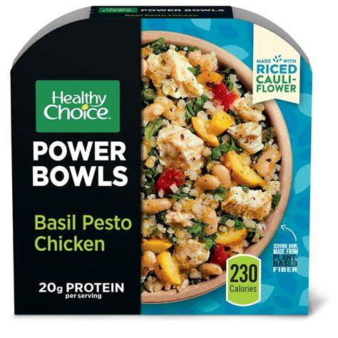 Healthy Choice Power Bowls Basil Pesto Chicken 925 Oz