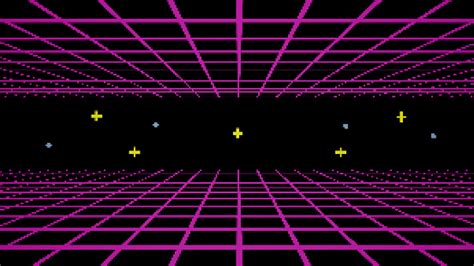 Retrocyberpunkstil 80er Jahre Spiel Szene Pixel Kunst