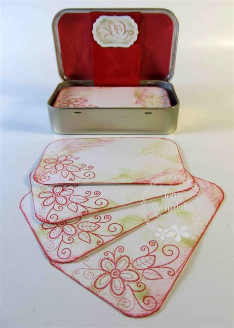 Paper Crafting With Creative Vision Altered Altoid Tin