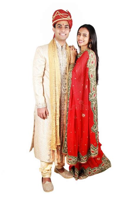 Indian Couple In Traditional Wear Stock Image Image 18553221