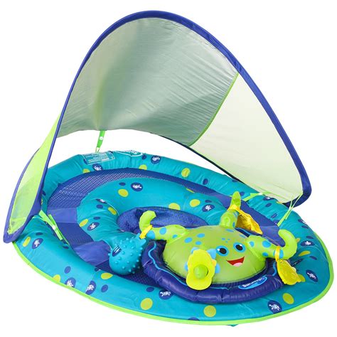 Swimways Baby Spring Float Activity Center With Canopy Inflatable
