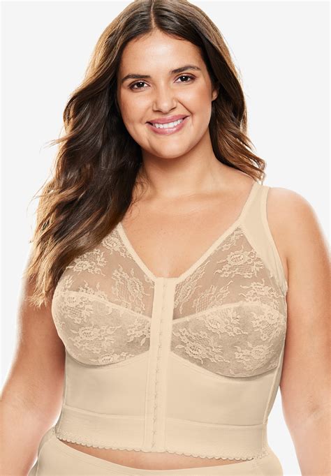 Longline Posture Bra By Comfort Choice® Plus Size Intimates Woman Within