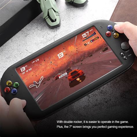 X16 7 Inch Portable Game Console Built In 8g Memory Handheld Game