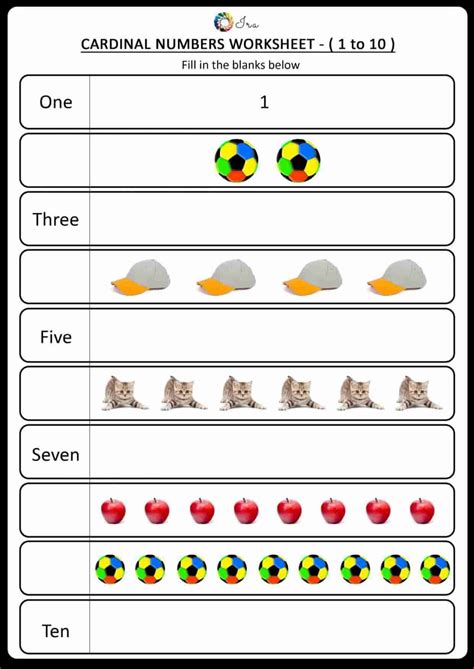 Free Printable English Ordinal Numbers Worksheets For Your Child 24 36 F1b