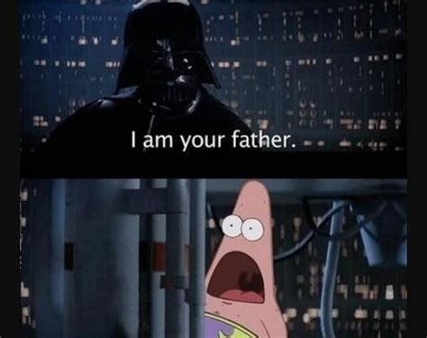 Surprised Patrick Meets Darth Vader Geek Stuff Star