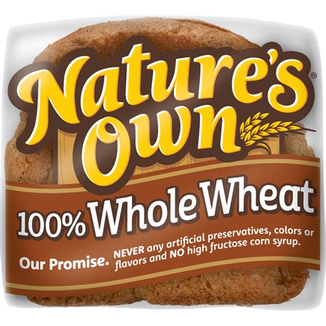 Natures Own 100 Whole Wheat Bread 20 Oz Instacart