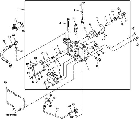 3032e Tractor Compact Utility Rockshaft Control Valve Epc John Deere