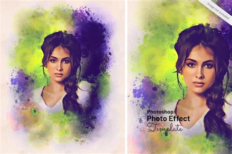 Premium Psd Editable Artistic Watercolor Painting Effect For Photoshop