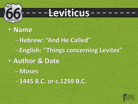Ppt Leviticus Powerpoint Presentation Free Download Id2766247