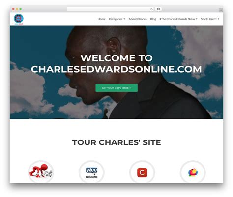 Theme WordPress Zerif Lite - charlesedwardsonline.com | Wordpress theme, Wordpress, Wordpress store