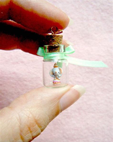 Bottle Jewelry Bottle Charms Bottle Necklace Bottle Art Polymer