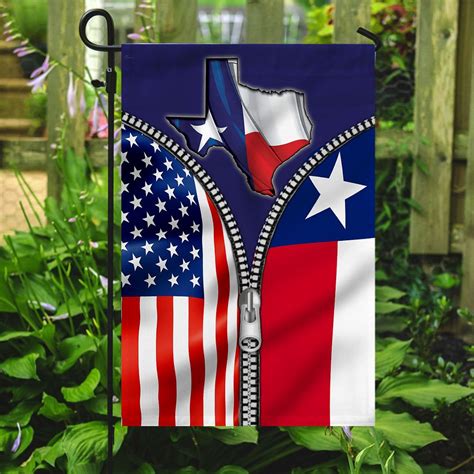 Texas State American Flag Flagwix