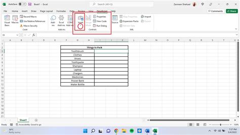 How To Add Checkboxes In Excel Cell Printable Templates