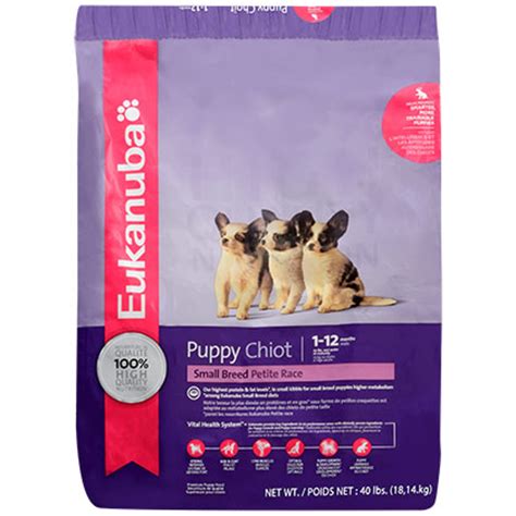 Small breed puppies are precious and their nutrition should be taken very seriously. Eukanuba Small Breed Puppy Dry Dog Food - 1800PetMeds