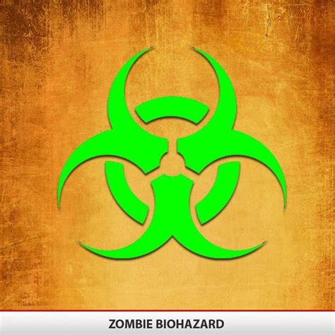 Zombie Biohazard Decal