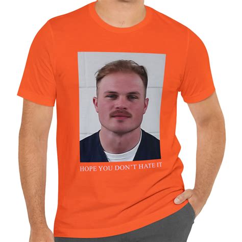 Zach Bryan Mug Shot Hope You Don't Hate It T-shirt - Rockatee