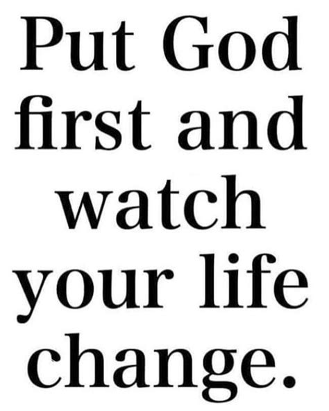 Always Put God First Quotes Shortquotescc