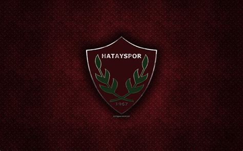 Download the vector logo of the hatayspor brand designed by in adobe® illustrator® format. Download wallpapers Hatayspor, Turkish football club, red ...