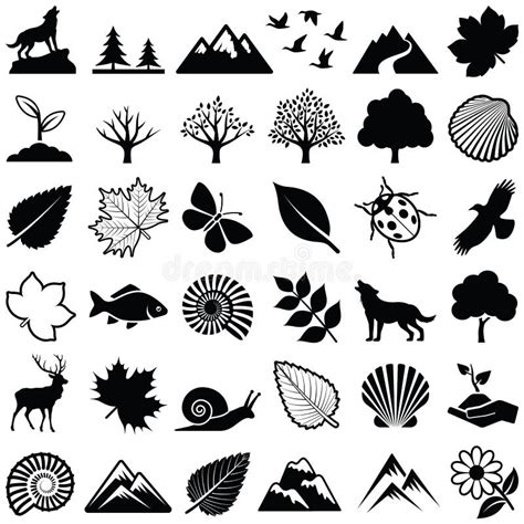 Nature Vector Icon Illustration Stock Vector Illustration Of Icon