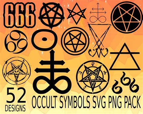Occult Satanism SVG PNG Design Bundle Satan Symbol 666 Svg | Etsy