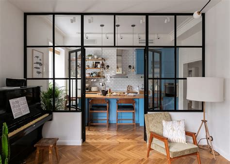 Glass Wall Kitchen Interior Design Ideas