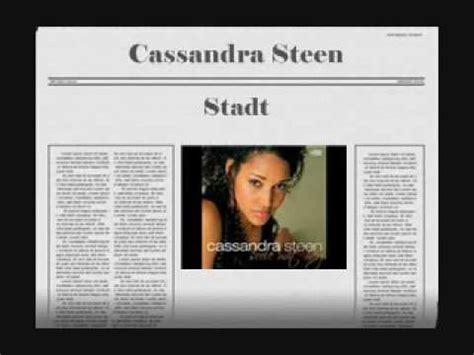 Cassandra Steen Stadt Feat Adel Tawil Youtube