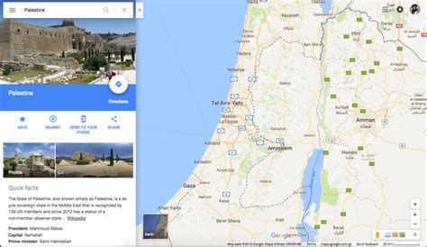 Google Elimina A Palestina De Su Aplicaci N De Mapas
