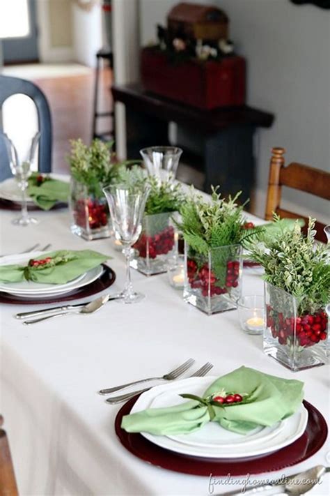 40 Christmas Table Decoration Ideas  Bored Art