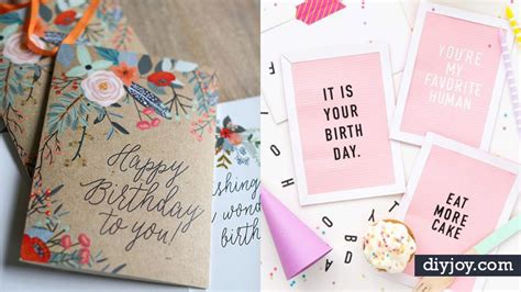 Creative handmade birthday card ideas. 30 Handmade Birthday Card Ideas