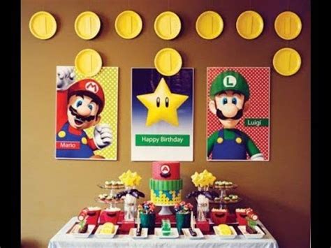 29 Ideias De DecoraÇÃo Para Festa Tema MÁrio Decoração Super Mario