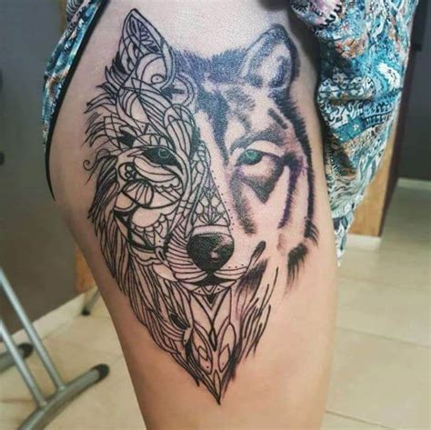 A cool wolf tattoo is a great way to display strength, familial loyalty and devotion, while for others, a inked in broad, colorful strokes or detailed black and white, the wolf tattoo is a mark of one who is at. 130 Best Wolf Tattoo Designs for Men & Women (2018 ...
