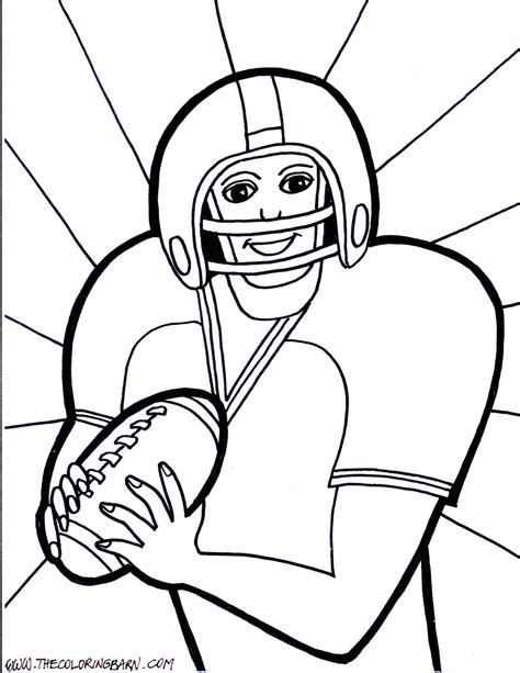 Football Coloring Pages Free Printable Coloring Pages