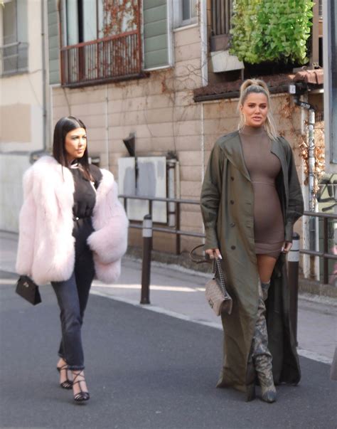 Kourtney Kardashian Khloe Color Coding Fur Coat Winter Jackets