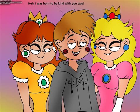 Kissed By Peach And Daisy By Rdj1995 On Deviantart
