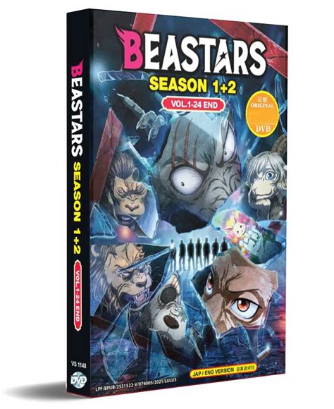 Beastars Season 12 正版dvd光碟 2019 2021動畫 全1 24集完整版 中文字幕