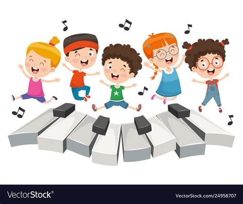 Children Music Royalty Free Vector Image Vectorstock Music For Kids