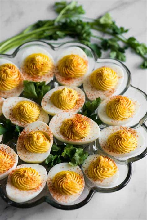 For a perfect poach, heat 2 to 3 inches of water in a large. Classic Deviled Eggs | The Recipe Critic