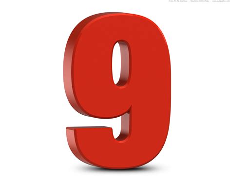 Number 9 Objects Clipart Clip Art Library