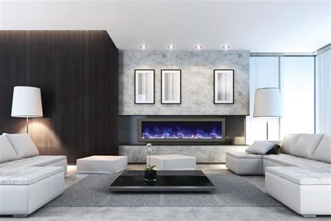 Fireplace Living Room Ideas Electric Fireplaces Steal The Show The