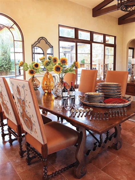 Italian Dining Room In Rustic Style 71748 House Decoration Ideas